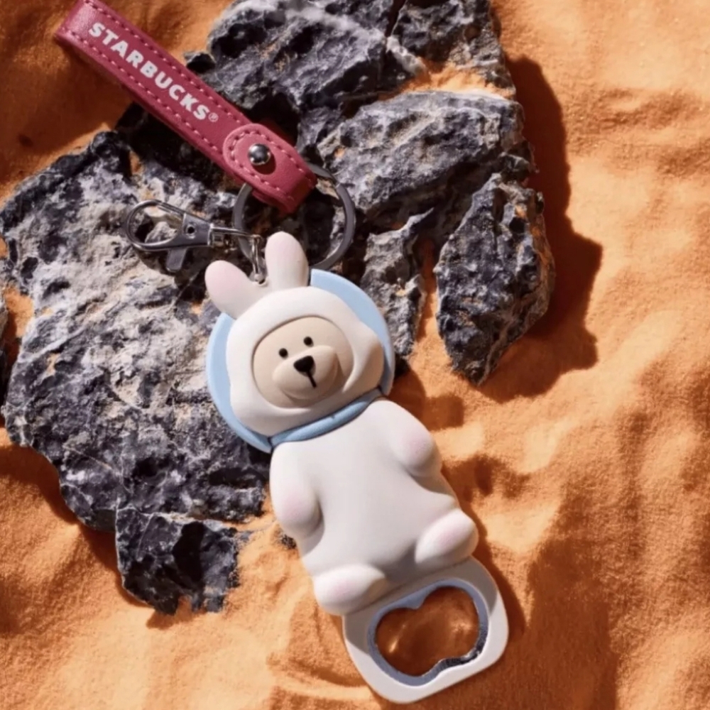 Starbucks 2024 China Mid-Autumn Festival Astronaut Rabbit Bottle Opener